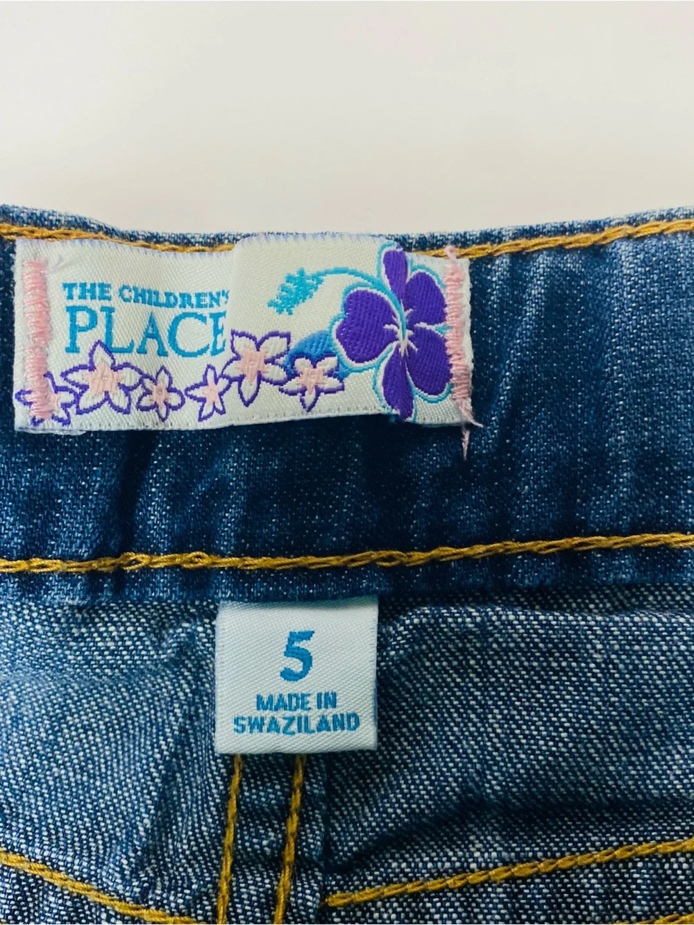 The Children's Place Girls Denim Bermuda Shorts Size 5